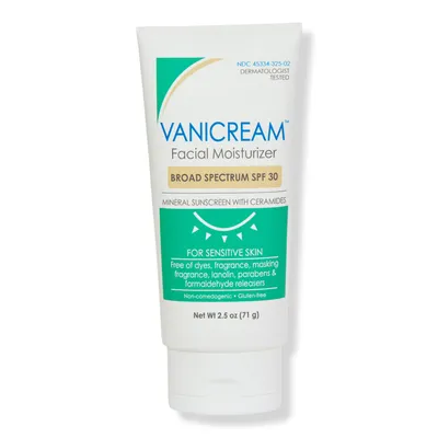 VANICREAM Facial Moisturizer Broad Spectrum Mineral SPF 30
