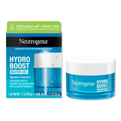 Neutrogena Hydro Boost Water Gel, Refillable Jar + Refill Pod - 1.7 oz