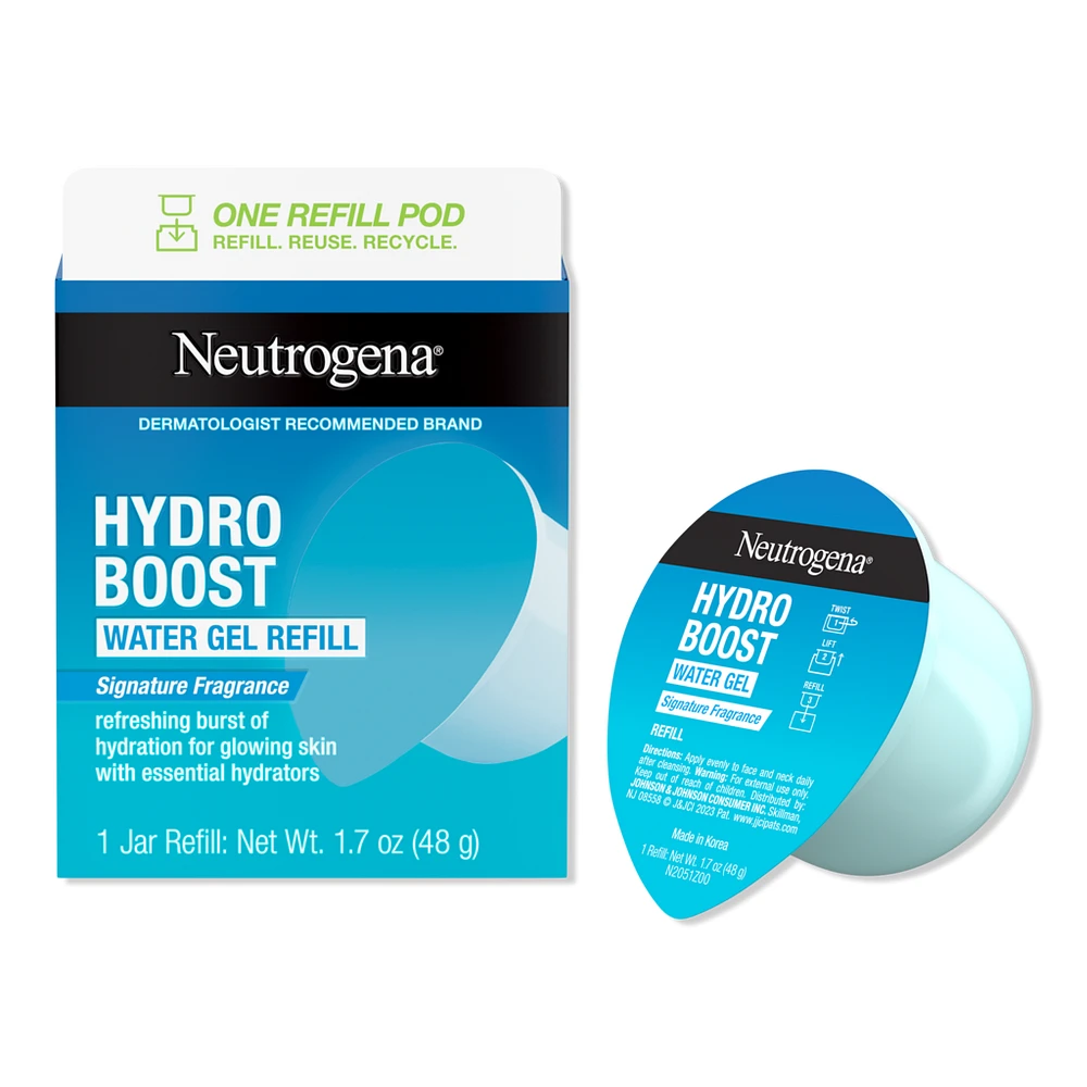 Neutrogena Hydro Boost Water Gel, Refillable Jar + Refill Pod - 1.7 oz