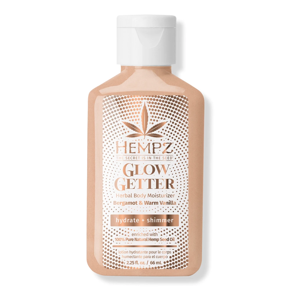 Hempz Glow Getter Herbal Body Moisturizer with Shimmer - oz