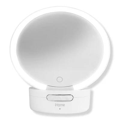 iHome REFLECT SPLIT Portable Bluetooth Handheld Rechargeable Vanity Mirror
