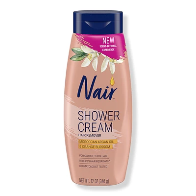 Nair Shower Cream Hair Remover with Moroccan Argan Oil