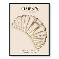 The Hair Edit Gold Gilded Mermaid Shell Claw Clip