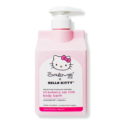 The Creme Shop Hello Kitty Moisture Remedy Body Balm - Strawberry Oat Milk
