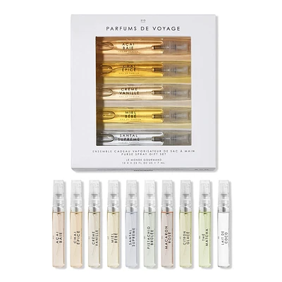 LE MONDE GOURMAND Parfums de Voyage Set