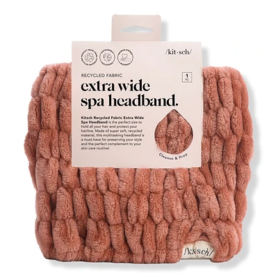 Kitsch Recycled Fabric Extra Wide Spa Headband