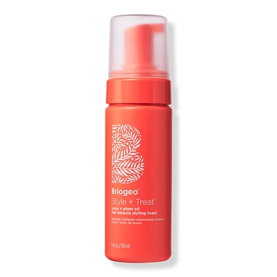 Briogeo Style + Treat Yuzu + Plum Oil Hair Styling Texture Foam