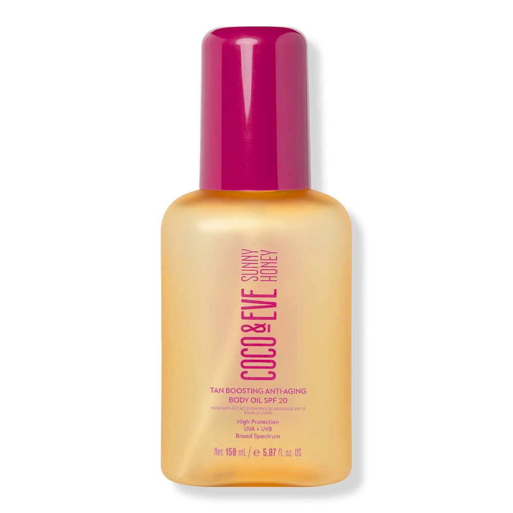 Coco & Eve Tan Boosting Anti-Aging Body Oil SPF20