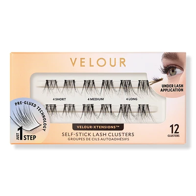 Velour Lashes Velour-Xtensions Self-Stick Soft & Wispy Lash Clusters