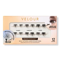 Velour Lashes Velour-Xtensions Self-Stick Spiky Chic Lash Clusters