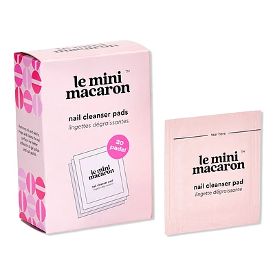 Le Mini Macaron Manicure Nail Cleanser Prep Pads