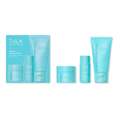 TULA Skincare Starting Lineup Travel-Size Skincare Discovery Kit