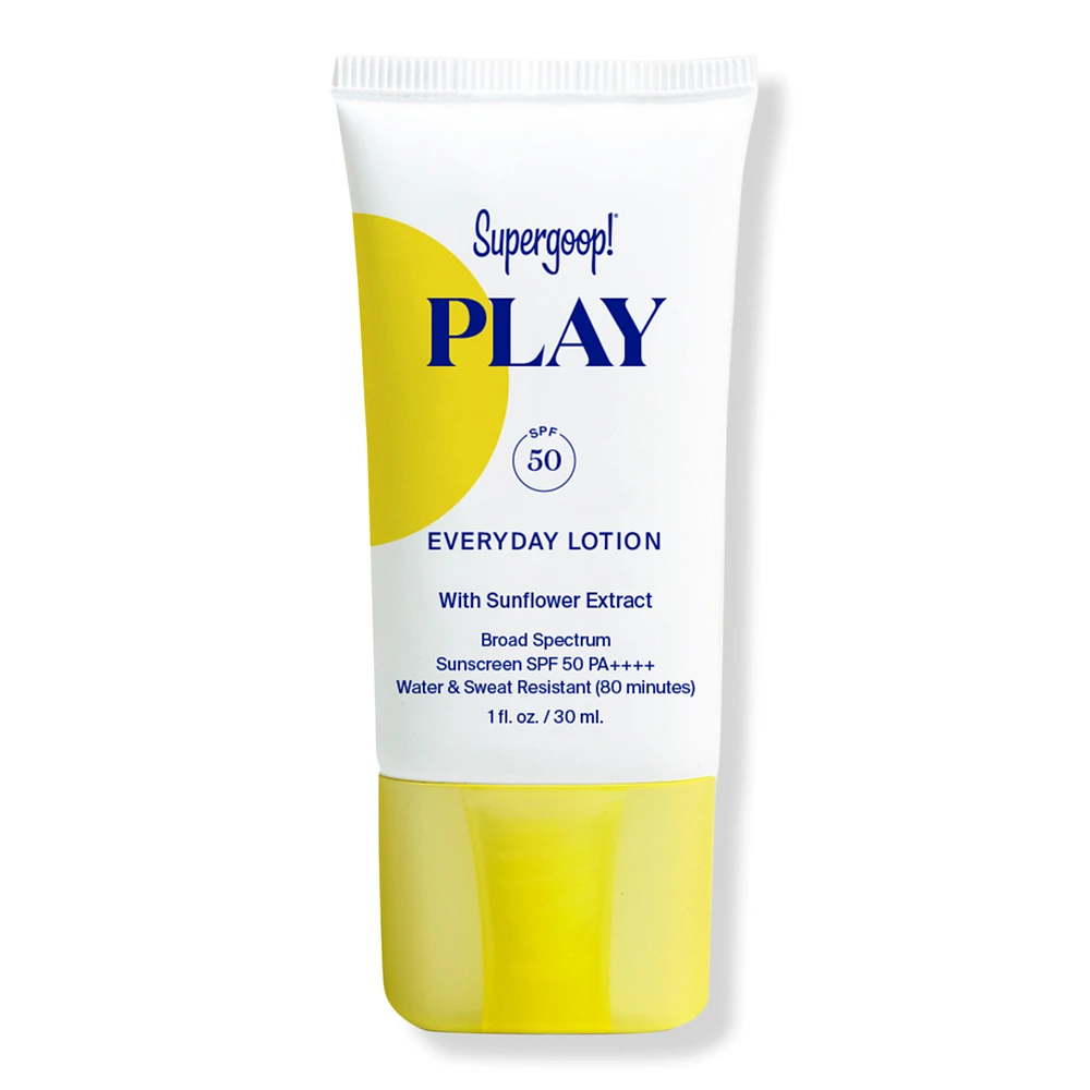 Supergoop! Mini PLAY Everyday Lotion SPF 50 Sunscreen with Sunflower Extract