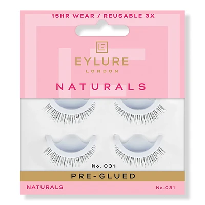 Eylure Naturals Pre-Glued No. 031 Eyelashes Twin Pack
