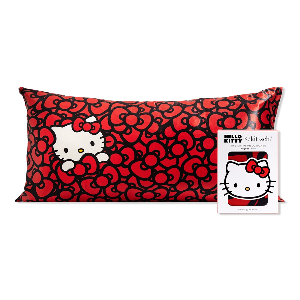 Hello Kitty x Kitsch King Pillowcase - Kitty Bathes in a Sea of Bows