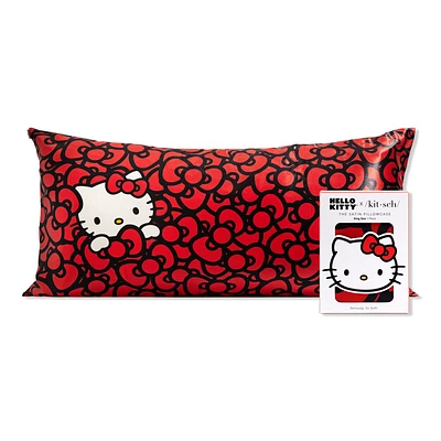 Hello Kitty x Kitsch King Pillowcase - Kitty Bathes in a Sea of Bows