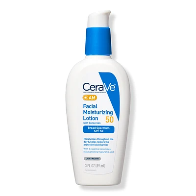 CeraVe AM Facial Moisturizing Lotion SPF 50