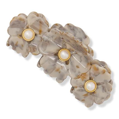 Wet Brush Reclaimed Boho Acrylic Rosette Claw Clip