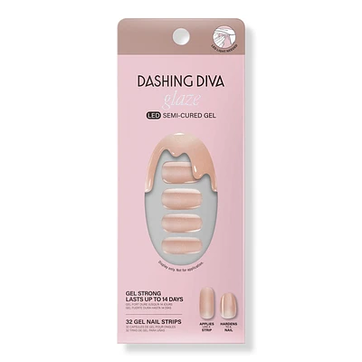 Dashing Diva Ring the Alarm Glaze Semi-Cured Gel Art