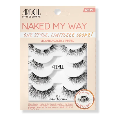 Ardell Naked My Way 421 Customizable False Lash Multipack