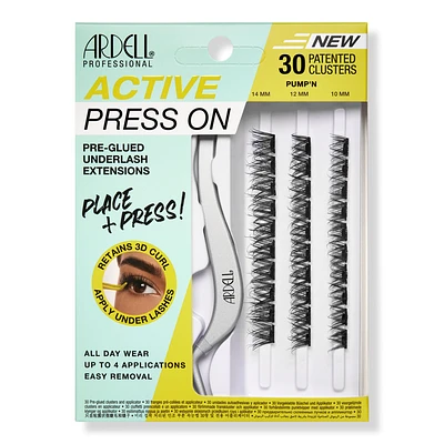 Ardell Active Press On Pre-Glued Underlash Extensions - Pump'n