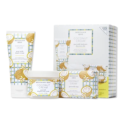 Beekman 1802 Coconut Cream Goat Milk Bodycare Discovery Kit