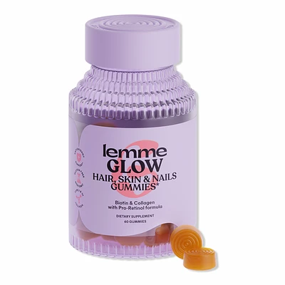 Lemme Glow: Hair, Skin & Nails Gummies