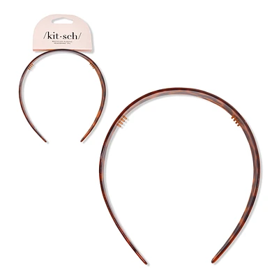 Kitsch Recycled Plastic Wide Headband - Tort
