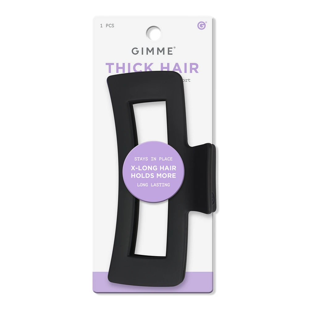 GIMME beauty Thick Hair Rectangle Extra Large Claw Clip