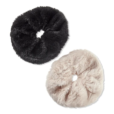 Scunci Ponytail Faux Fur Scrunchies