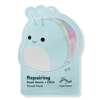 TONYMOLY Squishmallows Hydrating Printed Essence Facial Sheet Masks - Sid Repairing
