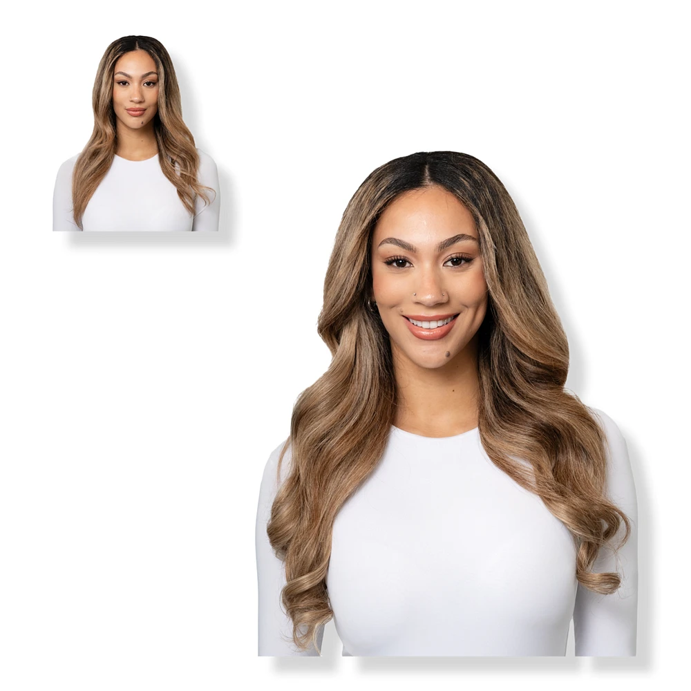 Locks & Mane 20" Clip-in Human Hair Extension