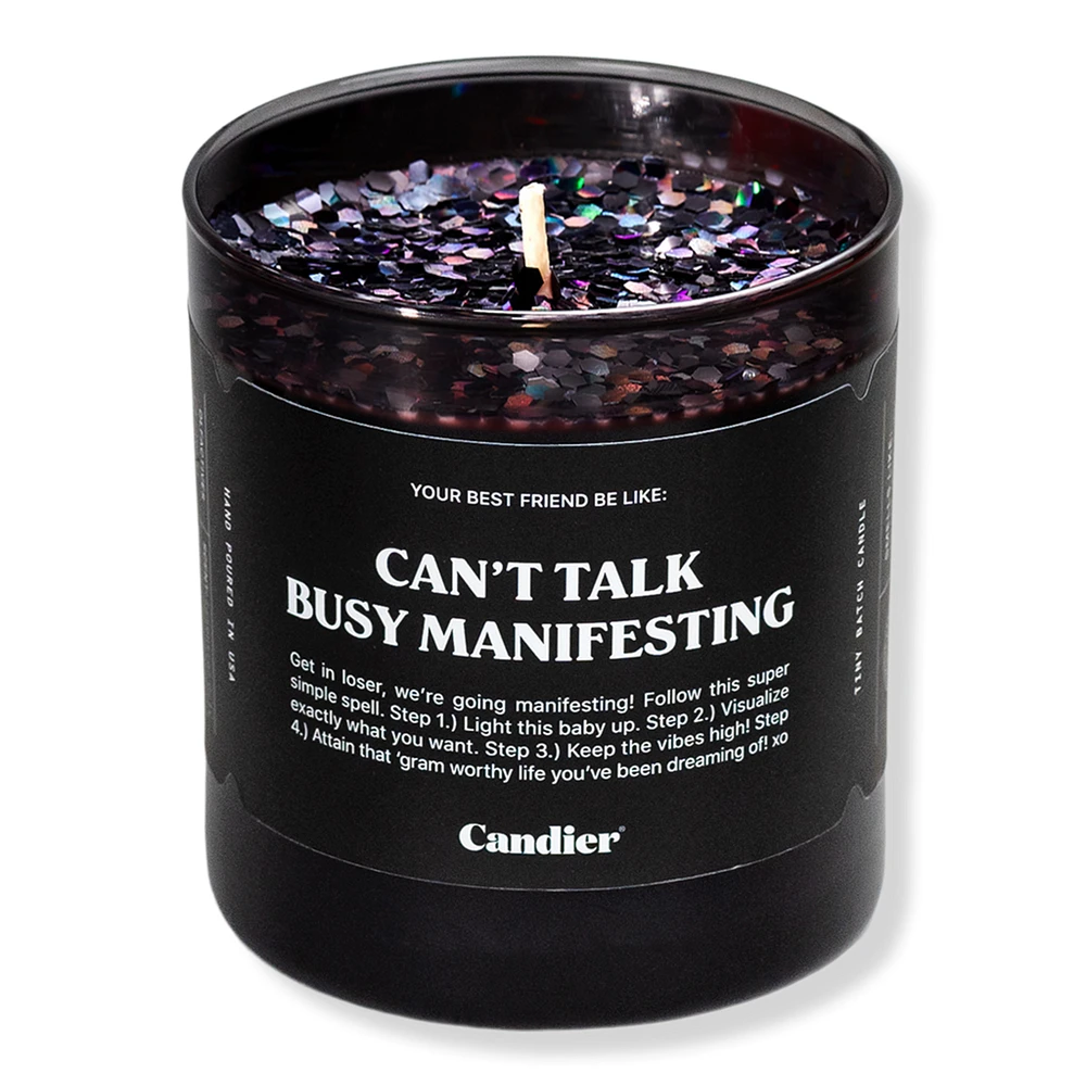 Candier Can't Talk Busy Manifesting Candle