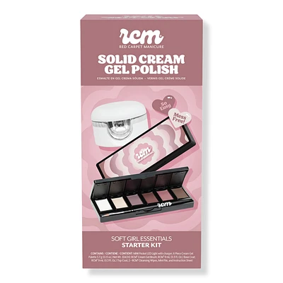 Red Carpet Manicure Solid Cream Gel Polish Starter Kit