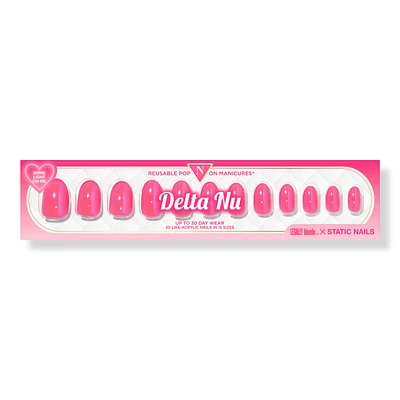 Legally Blonde X Static Nails Delta Nu Reusable Pop-On Manicures