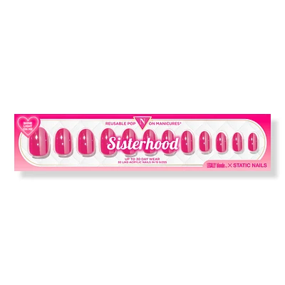 Legally Blonde X Static Nails Sisterhood Reusable Pop-On Manicures
