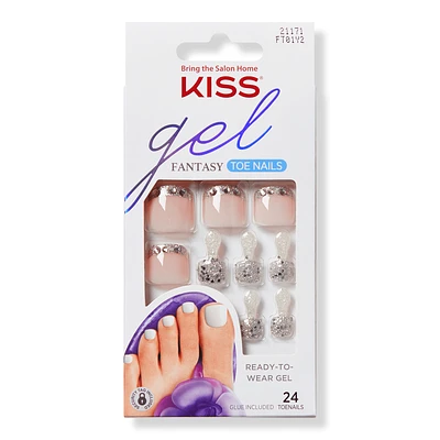 Kiss Gel Fantasy Press-On Toenails 