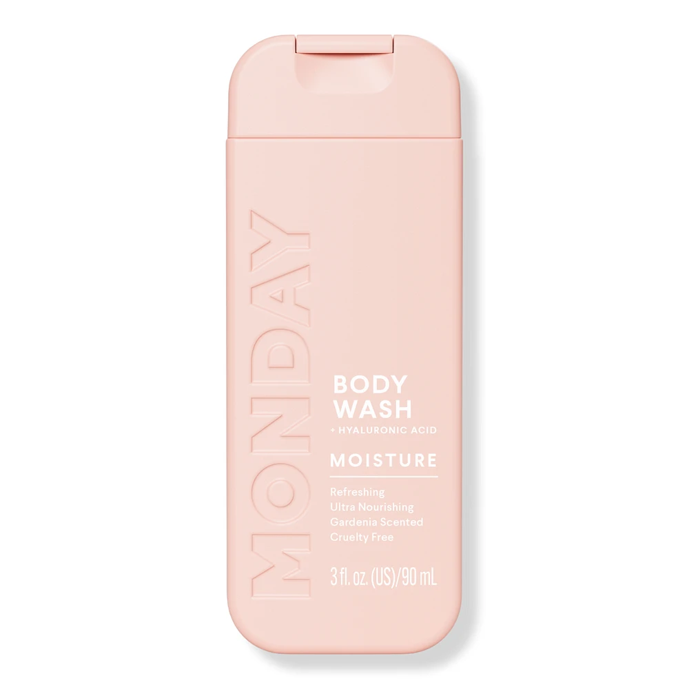 MONDAY Haircare Travel Size MOISTURE Body Wash with Hyaluronic Acid