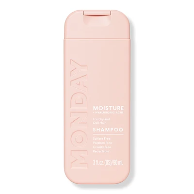 MONDAY Haircare Travel Size MOISTURE Shampoo with Hyaluronic Acid for Dry & Dull Hair