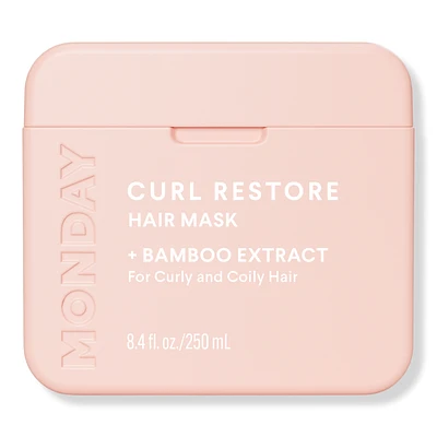 MONDAY Haircare CURL RESTORE Hair Mask with Bamboo Extract for Curly & Coily Hair