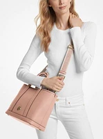 Luisa Medium Pebbled Leather Tote Bag