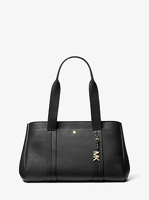 Romee Large Pebbled Leather Tote Bag