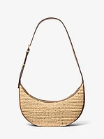 Avra Medium Hand-Crocheted and Leather Crossbody Bag