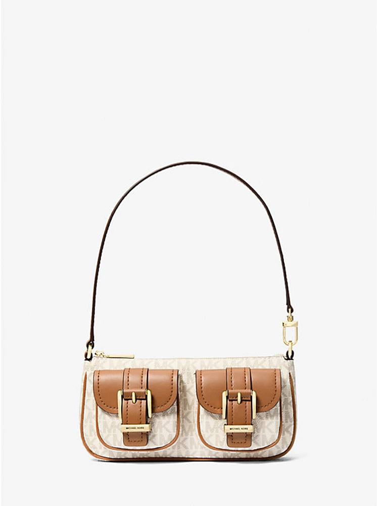 Zoe Small Signature Logo Pochette
