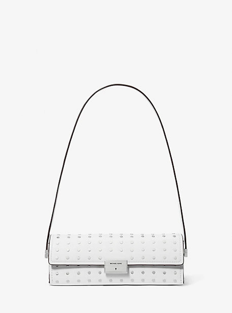 Ludlow Small Studded Leather Convertible Pochette