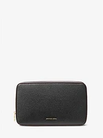 Medium Pebbled Leather Tech Organizer