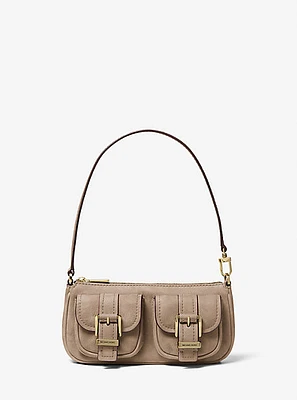 Zoe Small Suede Convertible Pochette