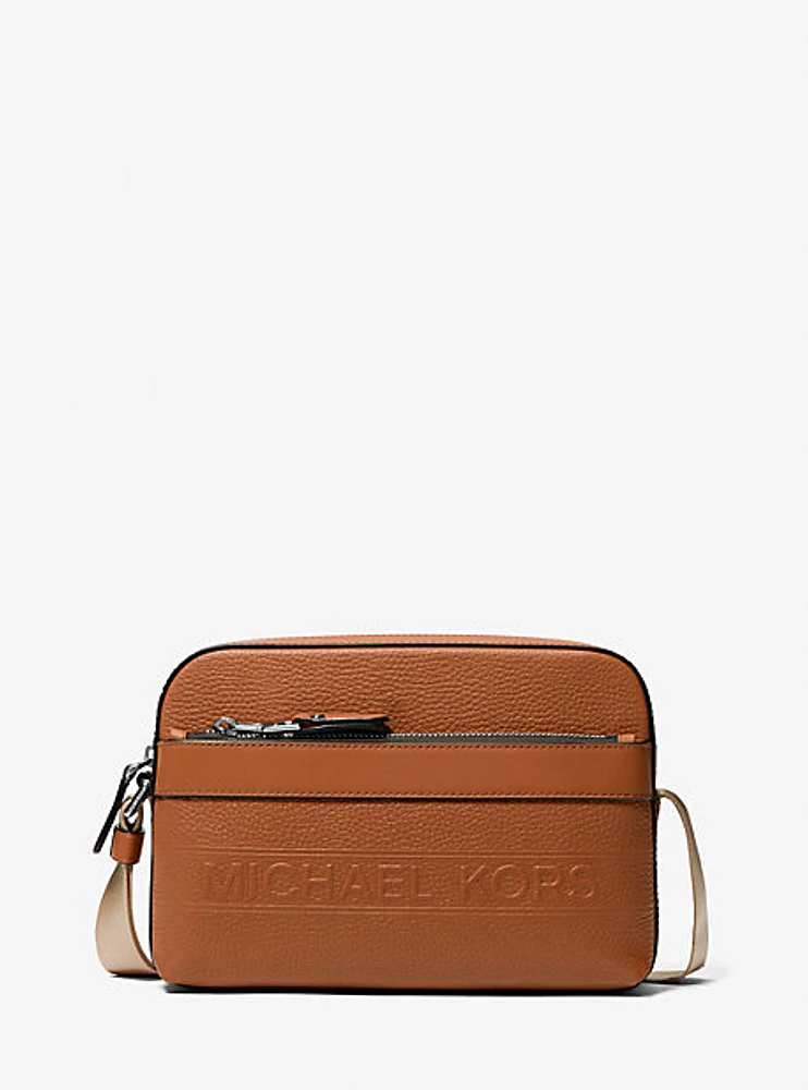 Hudson Pebbled Leather Utility Crossbody Bag