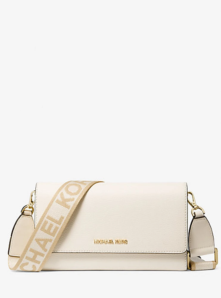 Jet Set Large Leather Crossbody Bag