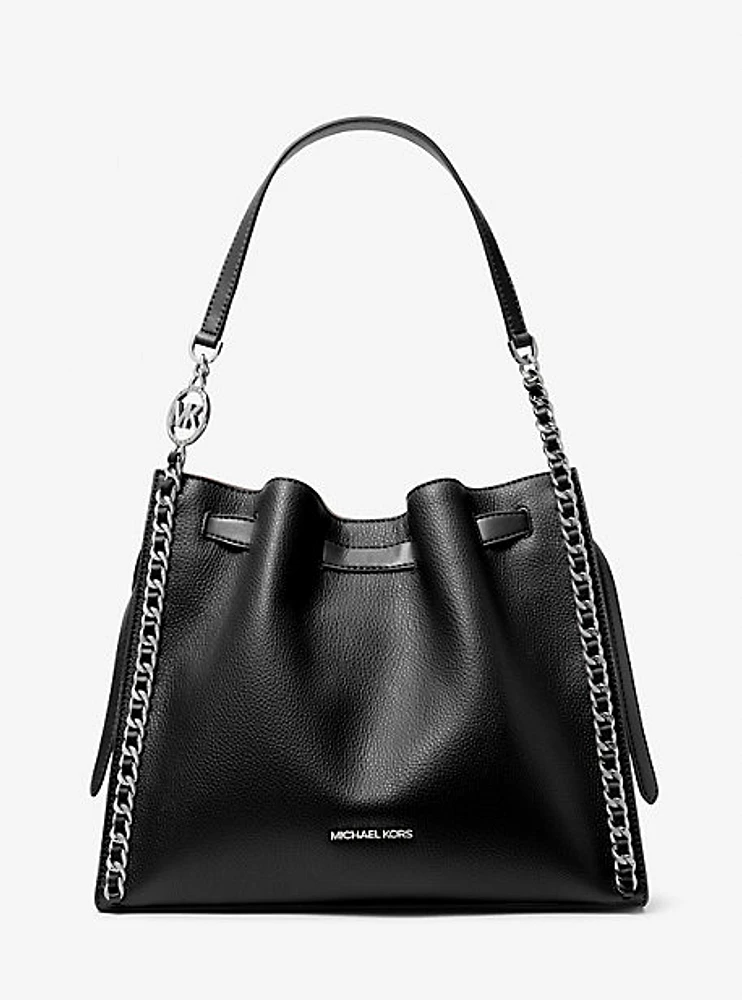 Mina Large Chain Shoulder Bag